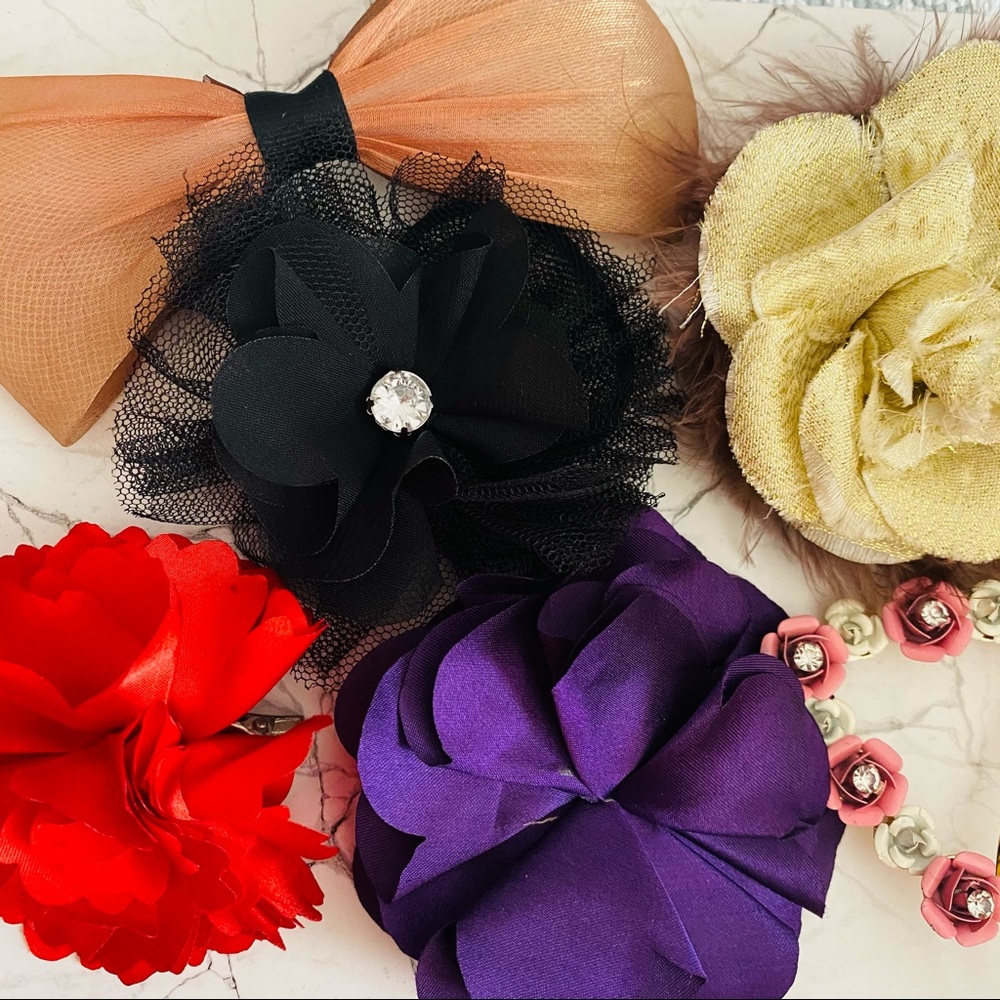 Flower hair accessories